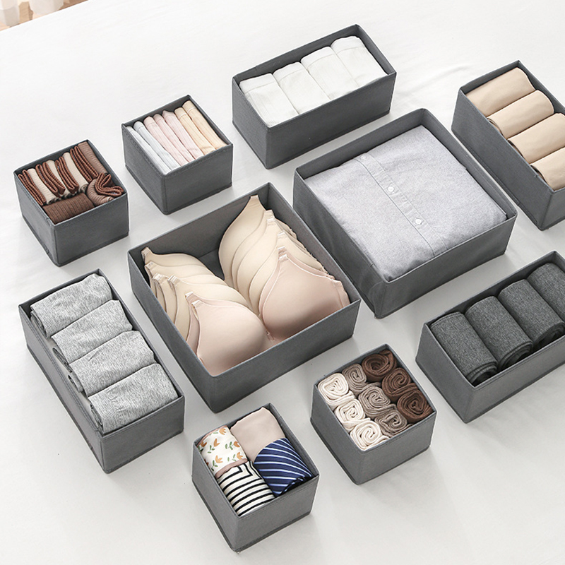 Sock Organizer Tray - Schubladen-Organizer, Vliesstoff, für Kleidung, Unterwäsche, Kleiderschrank,