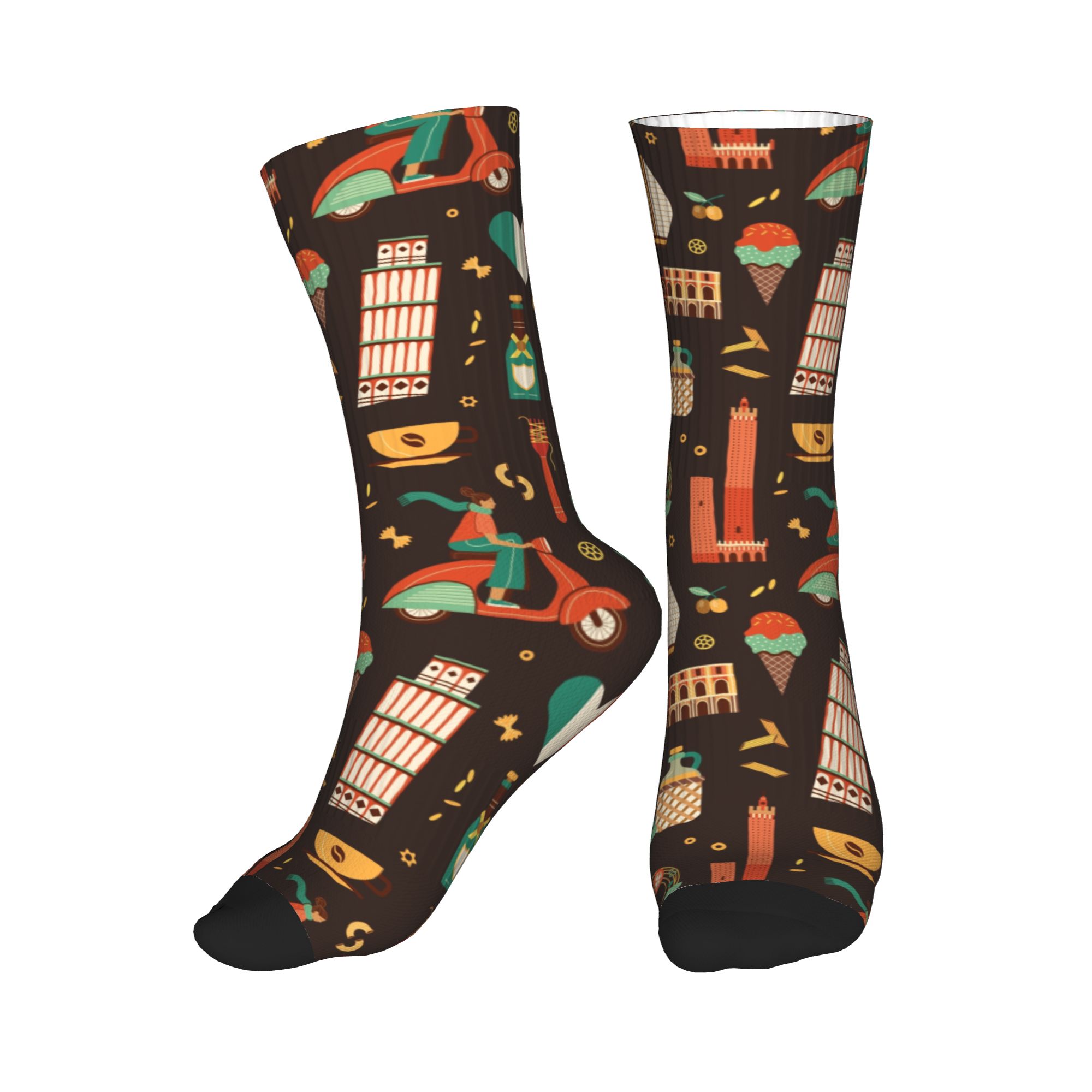 Italy Travel Italian Food Land – Dress Sock Men Bewertung und Preis