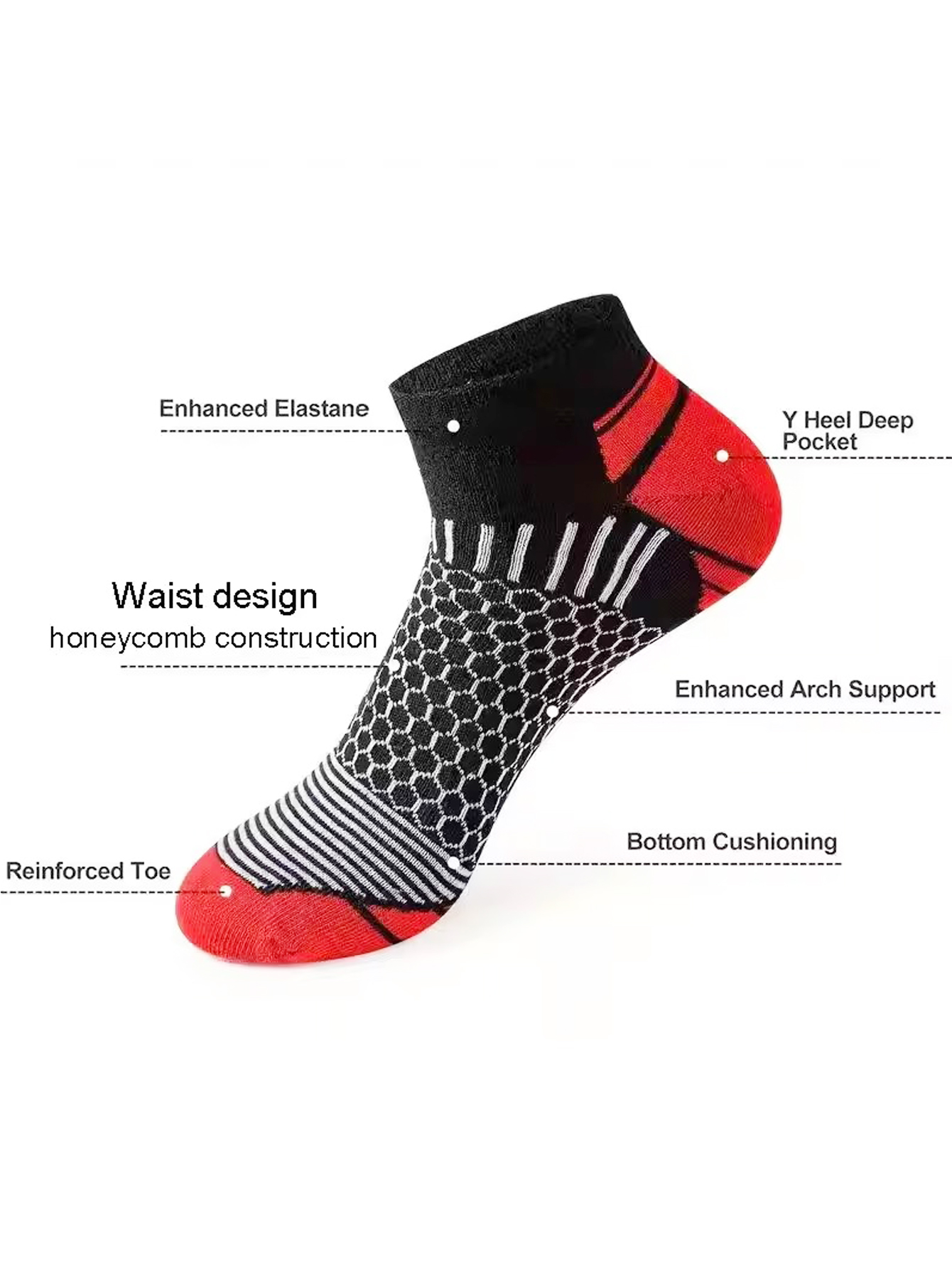 24 Paar Herren Wabenmuster Knö – Ankle Sock Low Cut Bewertung und Preis