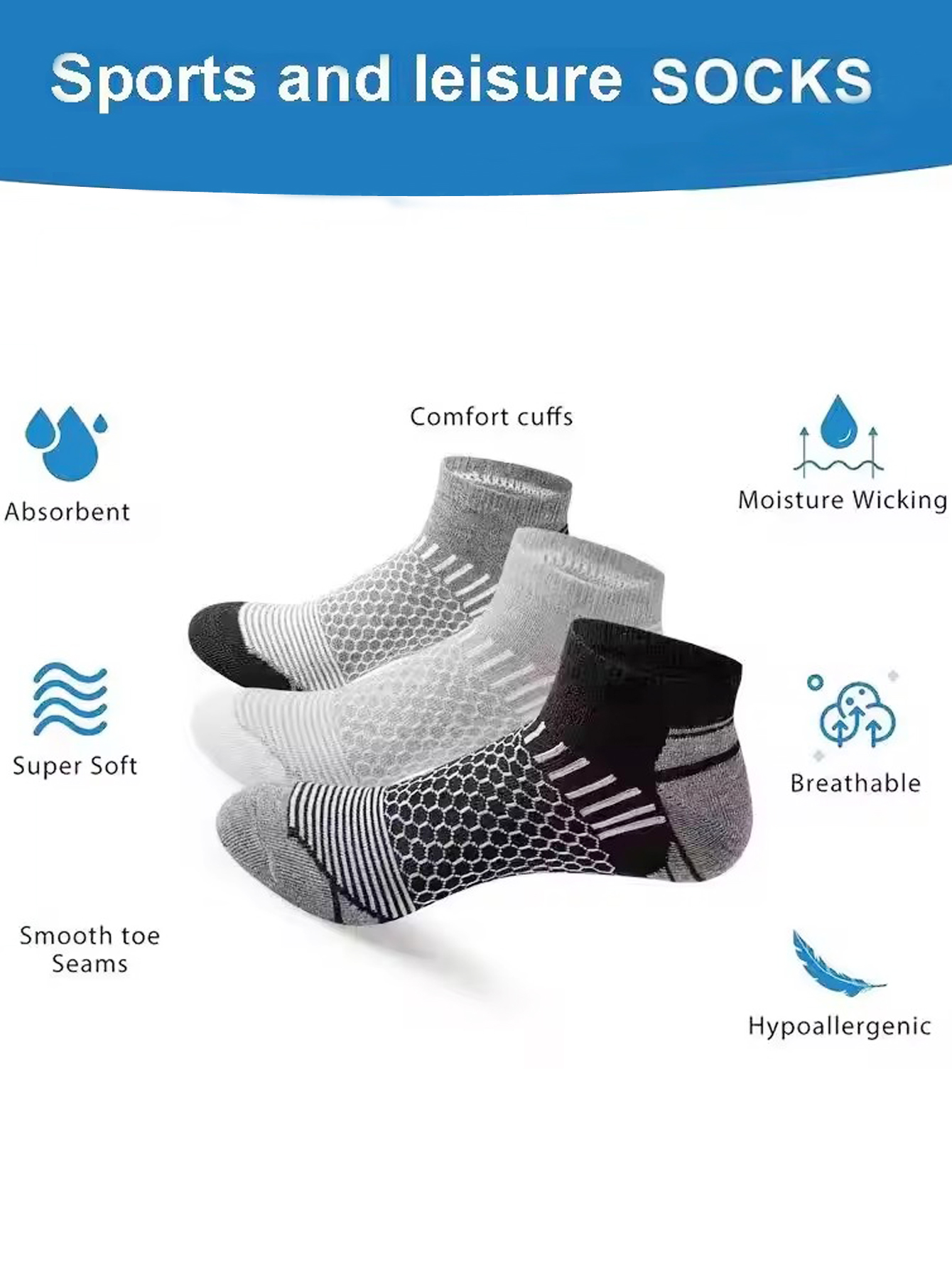 24 Paar Herren Wabenmuster Knö – Ankle Sock Low Cut Bewertung und Preis